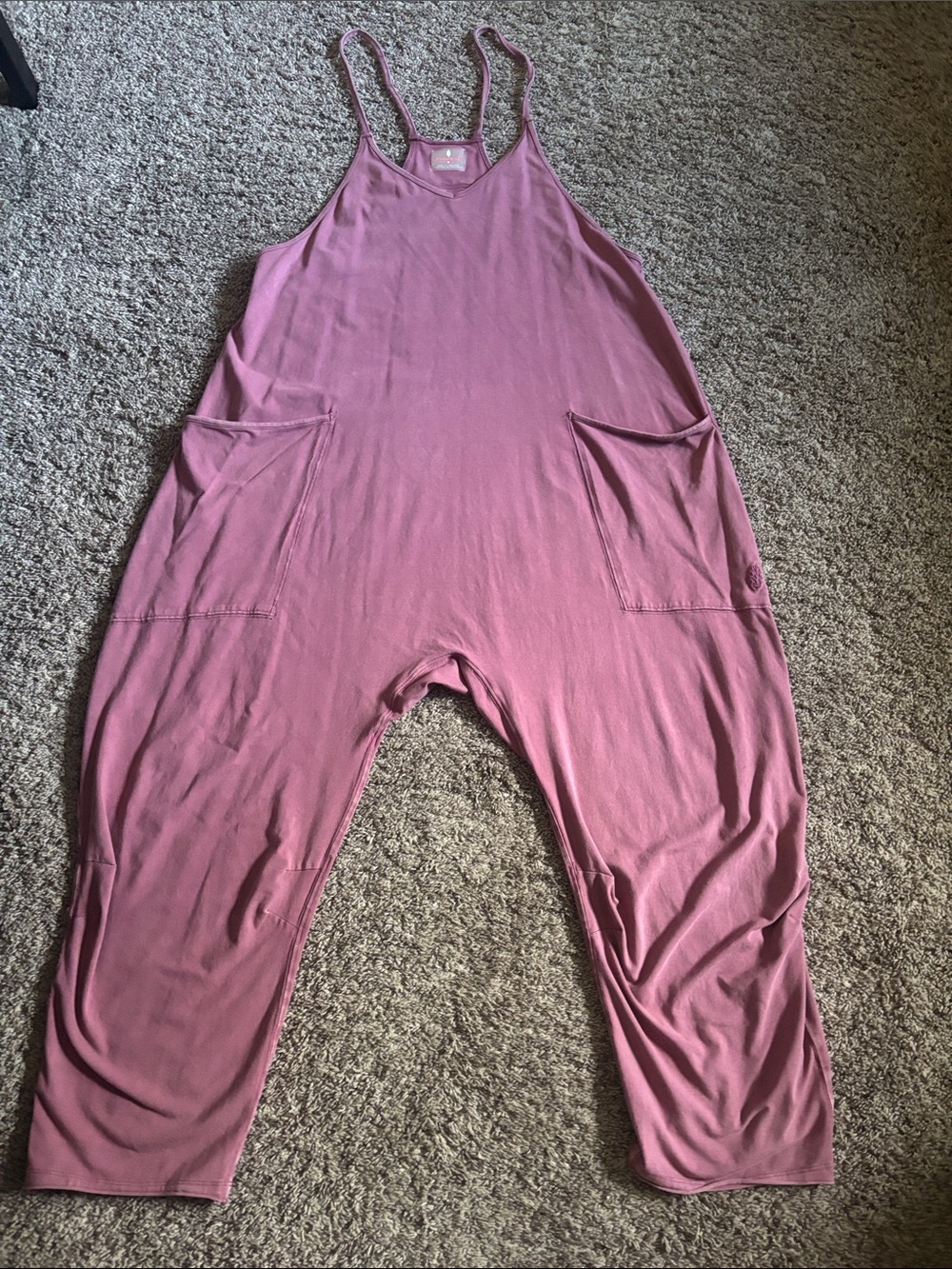 FP Movement Mauve Relaxed Harem Jumpsuit
